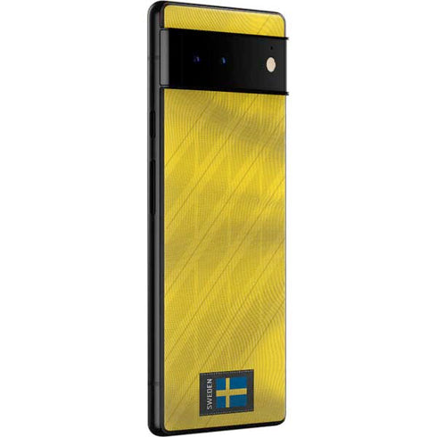 Sweden Soccer Flag Google Pixel 6 Pro Skin
